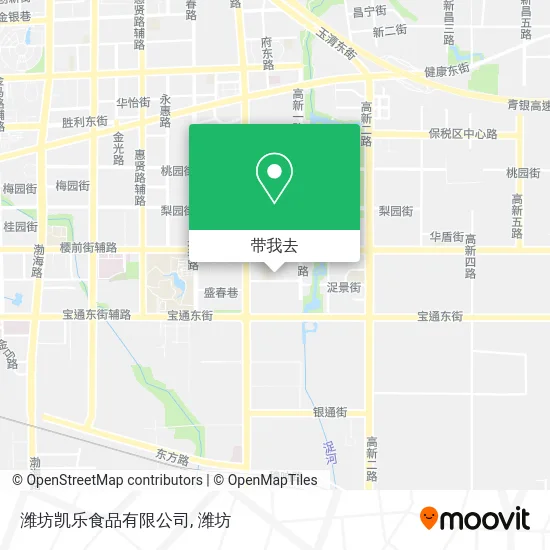 潍坊凯乐食品有限公司地图