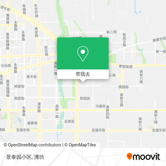 景泰园小区地图