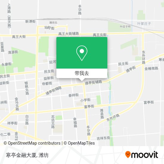 寒亭金融大厦地图