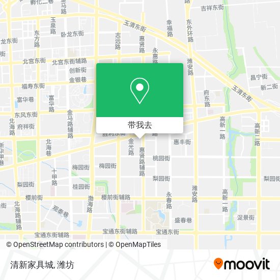 清新家具城地图