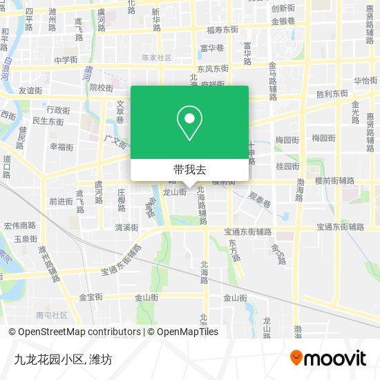 九龙花园小区地图