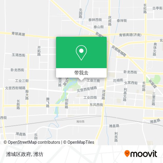 潍城区政府地图