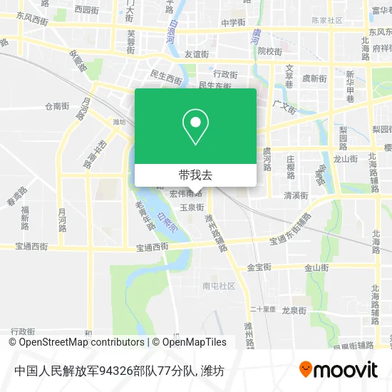 中国人民解放军94326部队77分队地图