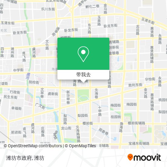 潍坊市政府地图