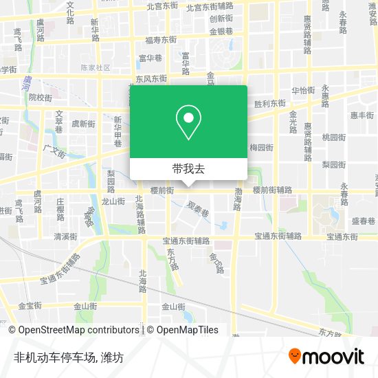 非机动车停车场地图