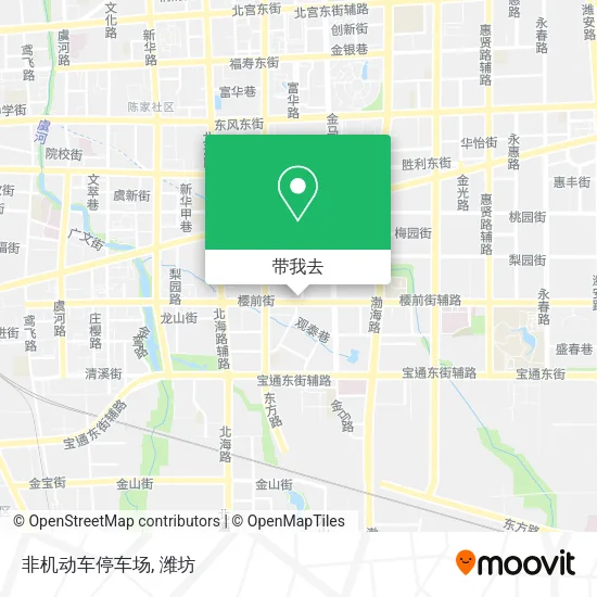 非机动车停车场地图