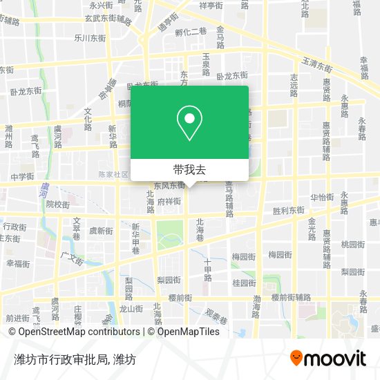 潍坊市行政审批局地图