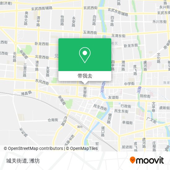 城关街道地图