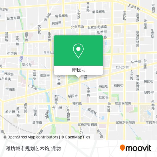 潍坊城市规划艺术馆地图