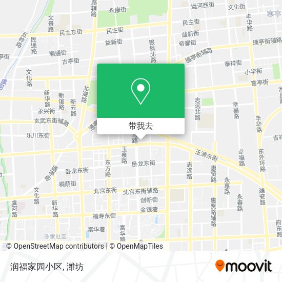 润福家园小区地图