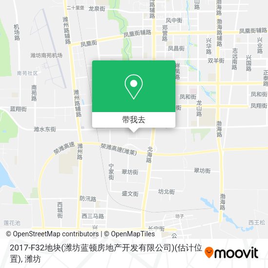 2017-F32地块(潍坊蓝顿房地产开发有限公司)(估计位置)地图