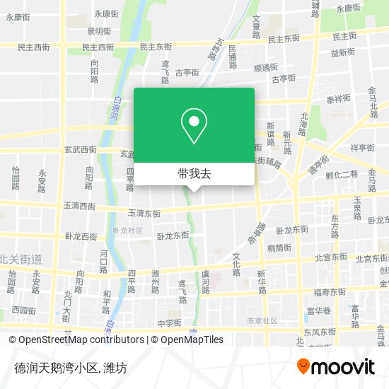 德润天鹅湾小区地图