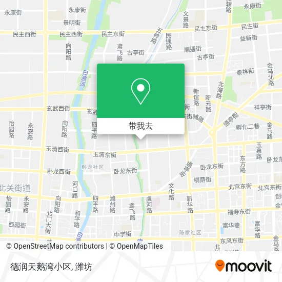 德润天鹅湾小区地图