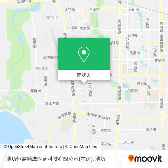 潍坊恒鑫精鹰医药科技有限公司(在建)地图