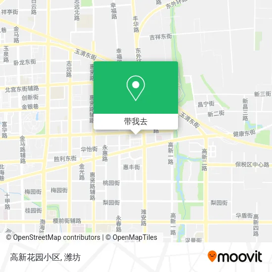 高新花园小区地图