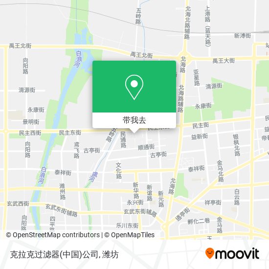 克拉克过滤器(中国)公司地图