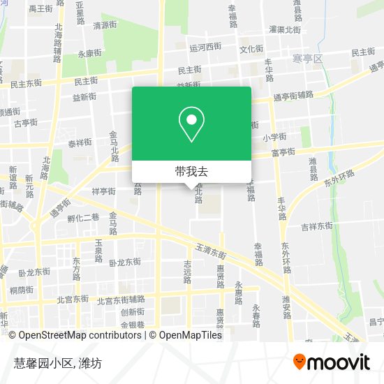 慧馨园小区地图