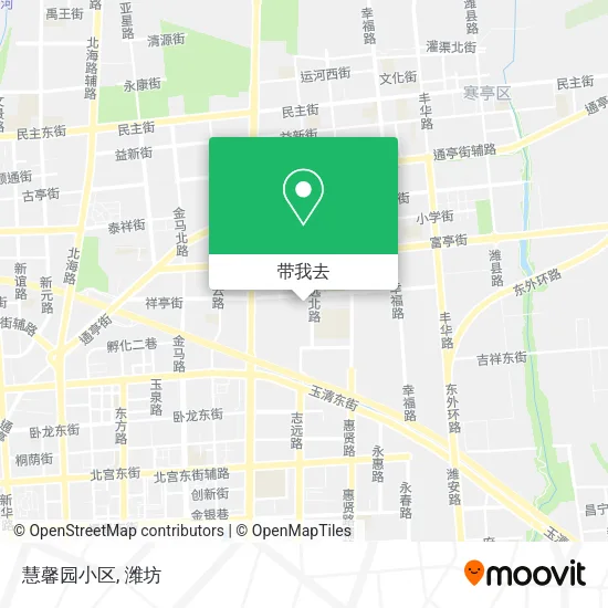 慧馨园小区地图