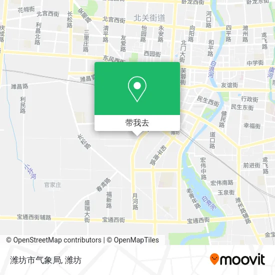 潍坊市气象局地图