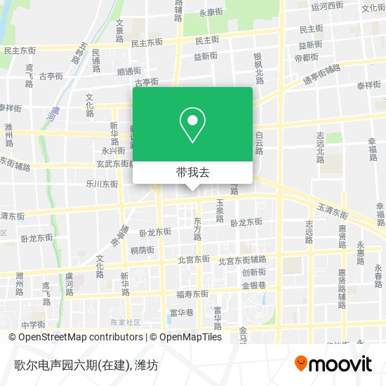 歌尔电声园六期(在建)地图