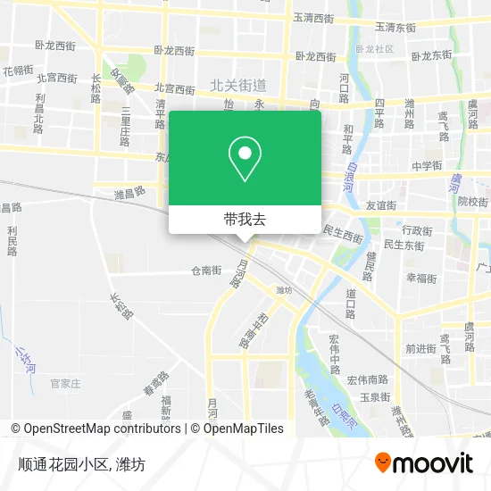 顺通花园小区地图