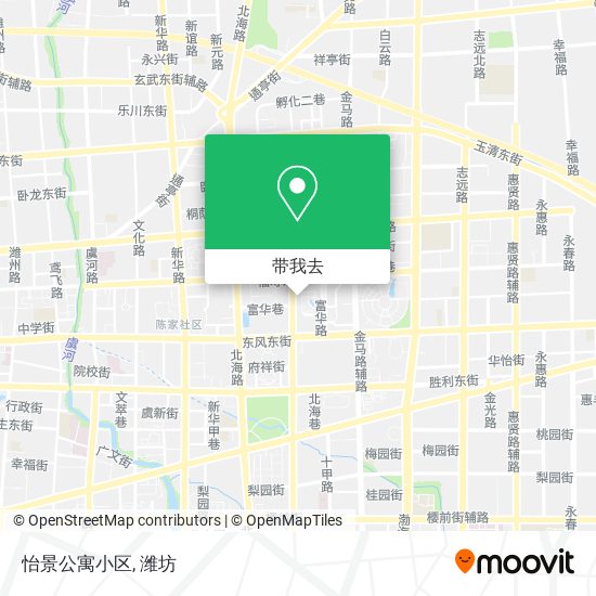 怡景公寓小区地图