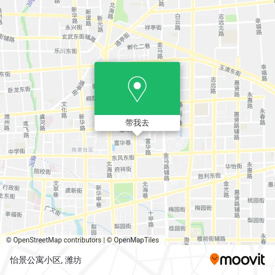 怡景公寓小区地图