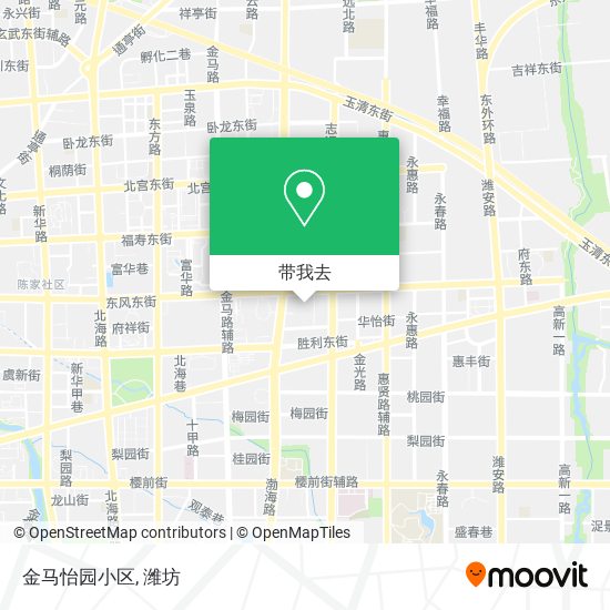 金马怡园小区地图
