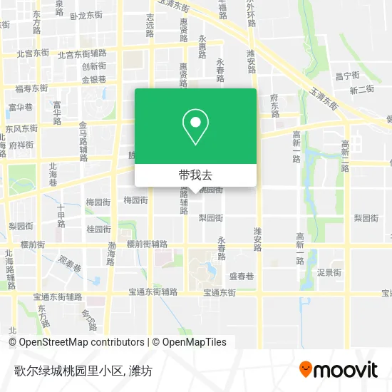 歌尔绿城桃园里小区地图