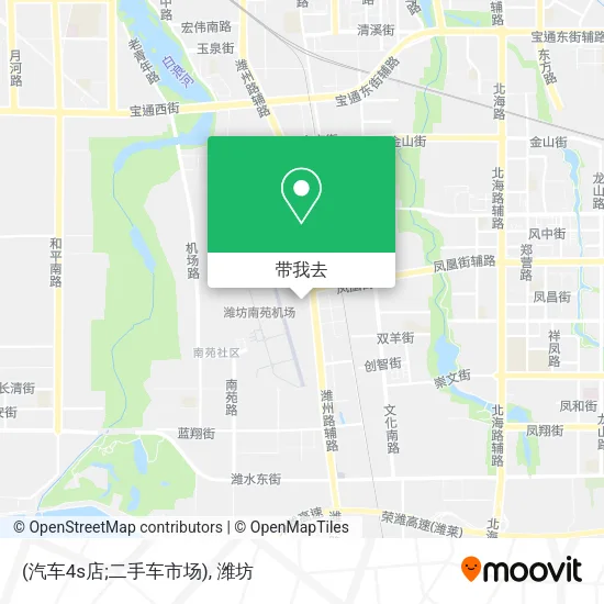 (汽车4s店;二手车市场)地图