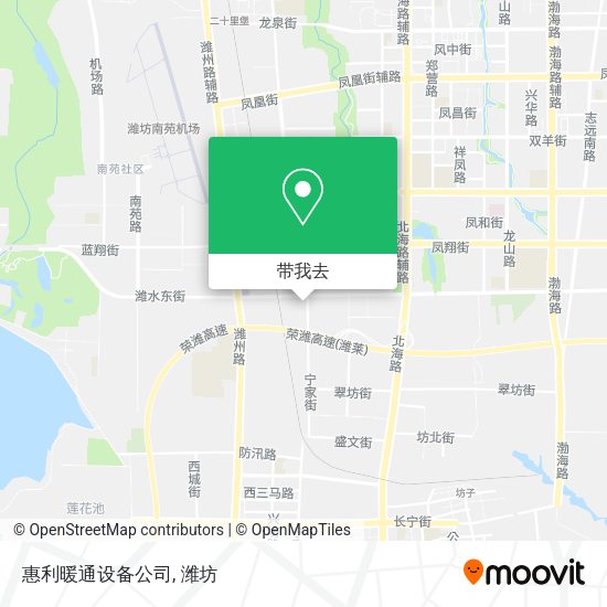 惠利暖通设备公司地图