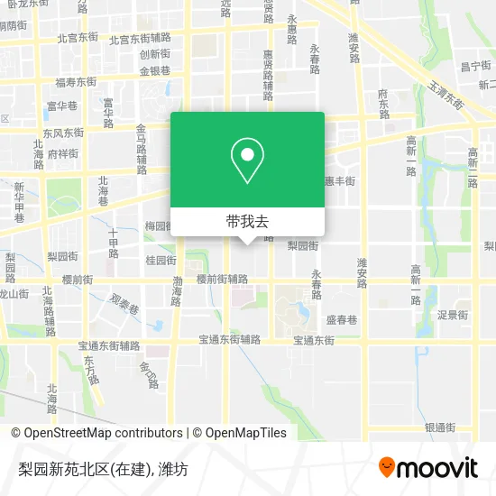 梨园新苑北区(在建)地图