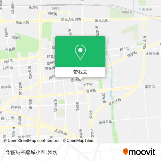 华丽纳福馨城小区地图
