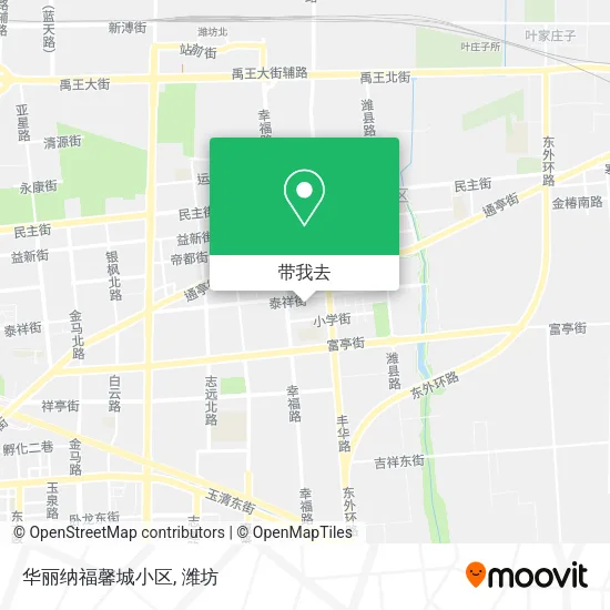 华丽纳福馨城小区地图