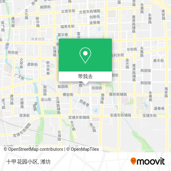 十甲花园小区地图