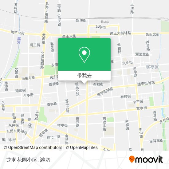 龙润花园小区地图