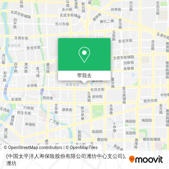 (中国太平洋人寿保险股份有限公司潍坊中心支公司)地图