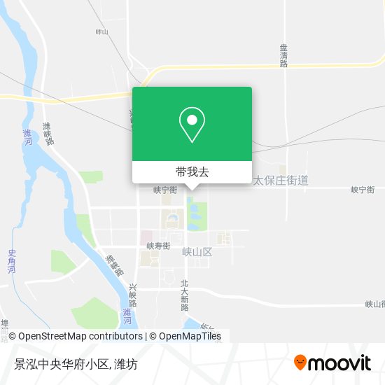 景泓中央华府小区地图