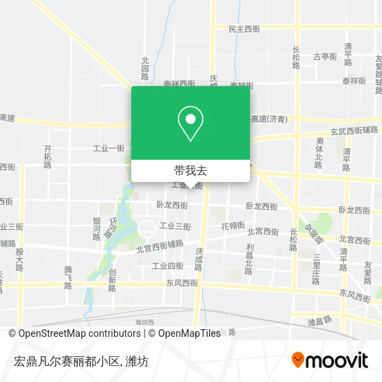 宏鼎凡尔赛丽都小区地图