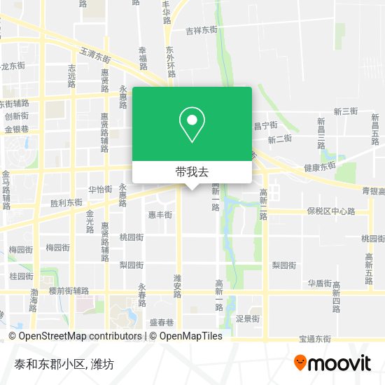泰和东郡小区地图