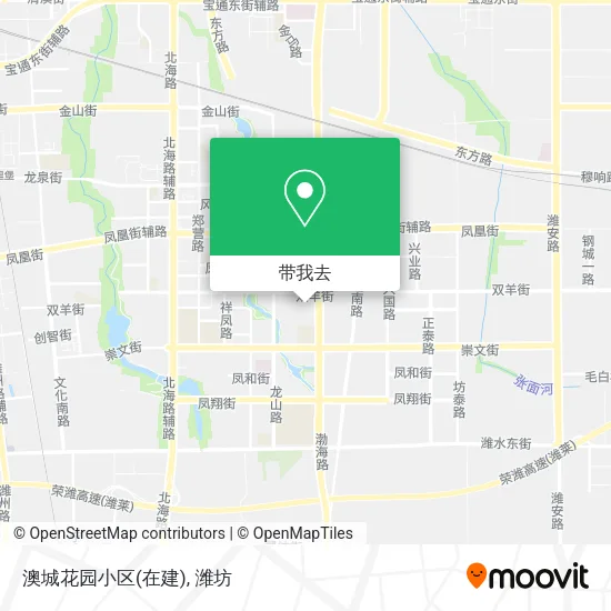 澳城花园小区(在建)地图