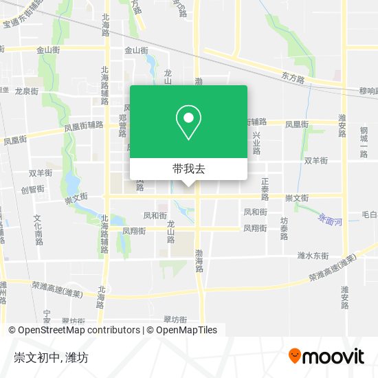 崇文初中地图