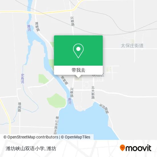 潍坊峡山双语小学地图