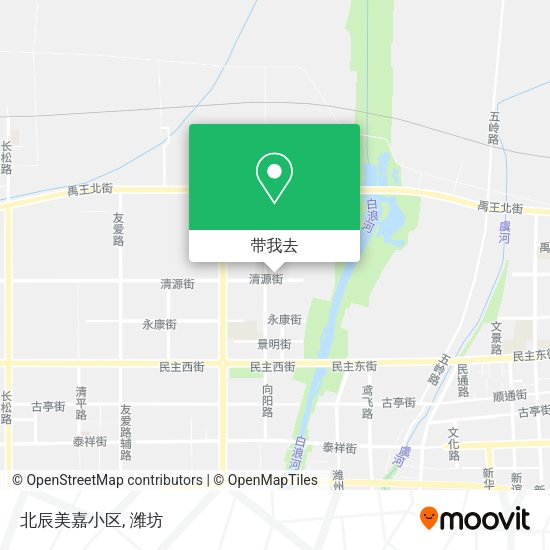 北辰美嘉小区地图