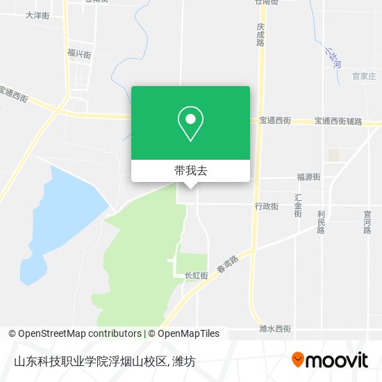 山东科技职业学院浮烟山校区地图