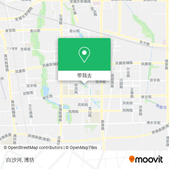 白沙河地图