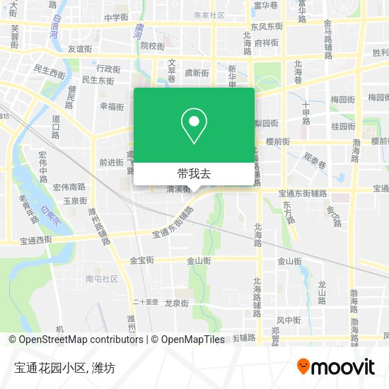 宝通花园小区地图