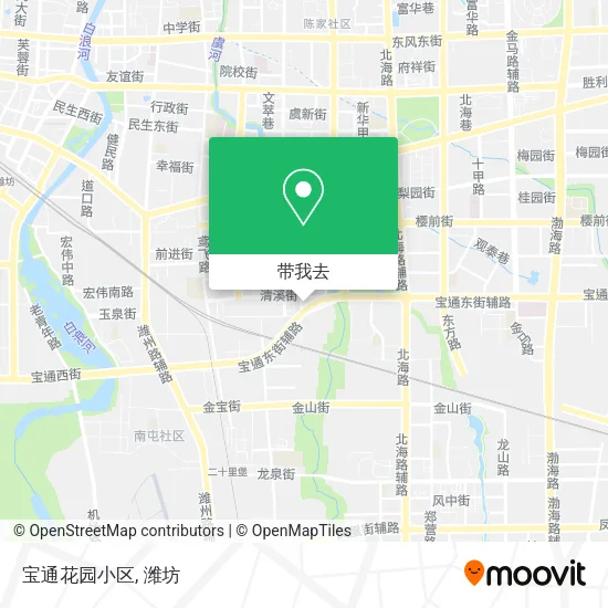 宝通花园小区地图