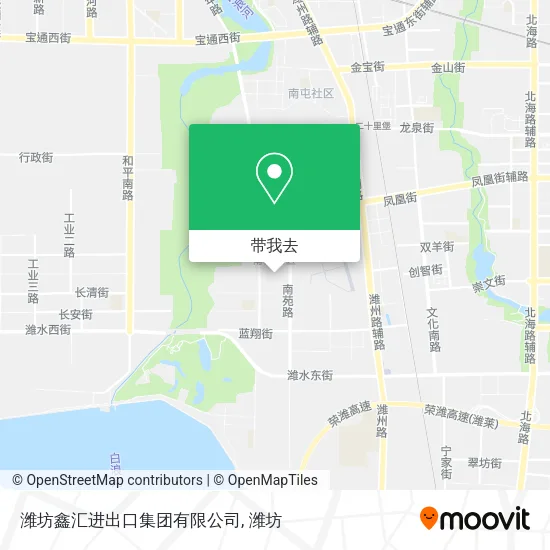 潍坊鑫汇进出口集团有限公司地图