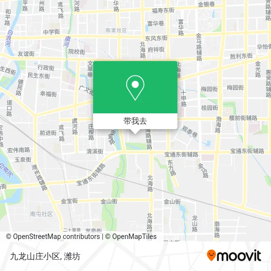 九龙山庄小区地图